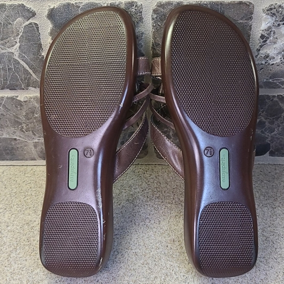 EASYSPIRIT SIZE 7 1/2 M BROWN/ GOLD - Picture 7 of 11